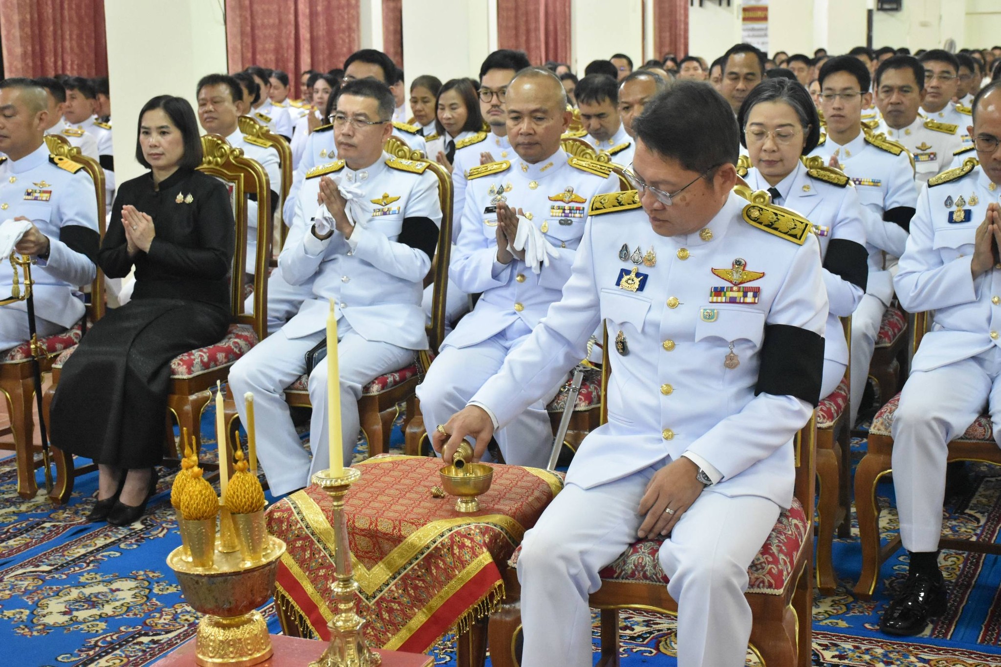 title - ส.ป.ก.กระบี่ ร่วมพิธีบำเพ็ญกุศลปัญญาสมวาร (50 วัน) แห่งการสวรรคต ถวายเป็นพระราชกุศลสมเด็จพระนางเจ้าสิริกิติ์ พระบรมราชินีนาถ พระบรมราชชนนีพันปีหลวง